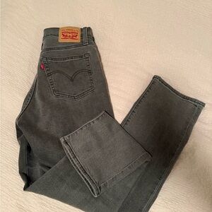Levi's Charcoal Wedgie Straight Jeans